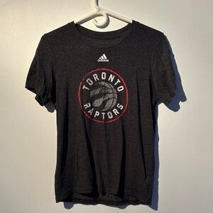 Adidas Dark Gray Toronto Raptors Tee